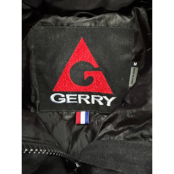 NWOT Gerry Black Puffer Jacket with Faux Fur Hood Size M Gorpcore - Picture 5 of 5